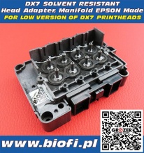 DX7 Solvent Resistant Head Adapter, Manifold EPSON Base