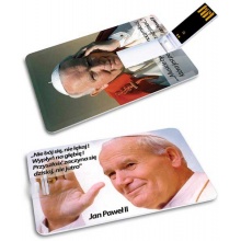 KIBA-016: Papież Jan Paweł II - GROZER Karta 16GB USB 2.0 + 5 x ETUI RFID