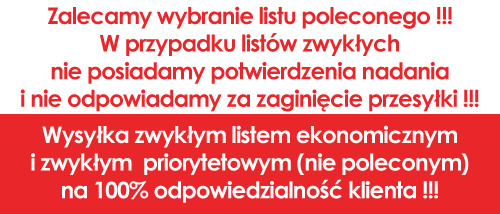 Informacja o wysyłce