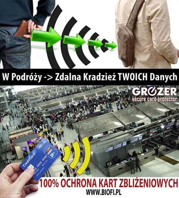 Nie daj się okraść - Zapezpiecz Twoją Kartę Zbliżeniową przez Skopiowaniem