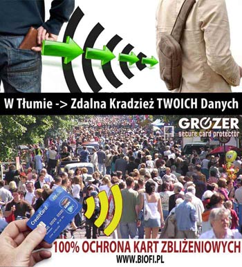 Nie daj się okraść - Zapezpiecz Twoją Kartę Zbliżeniową przez Skopiowaniem