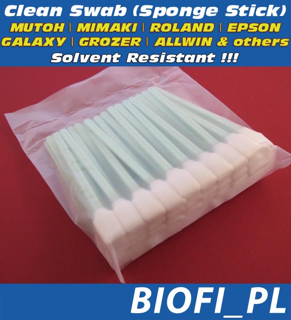 Patyczki Czyszczące Clean Swab (Sponge Stick) 50 PCS