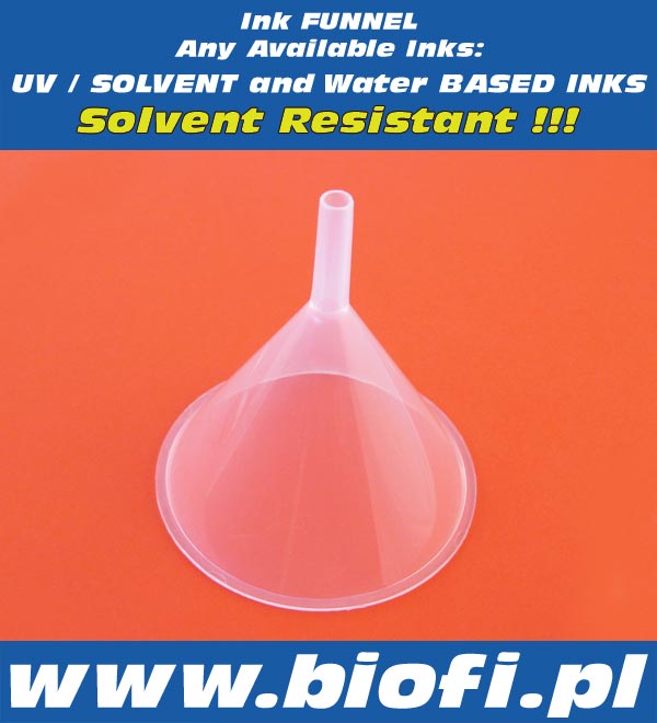 Ink Funnel for any Inks - Solvent Resistant
