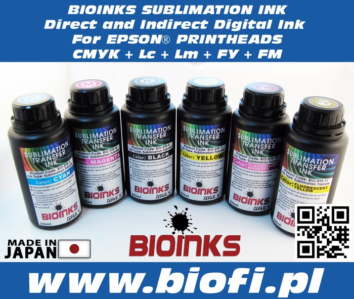 BIOINKS: SUBLIMATION Digital Ink
