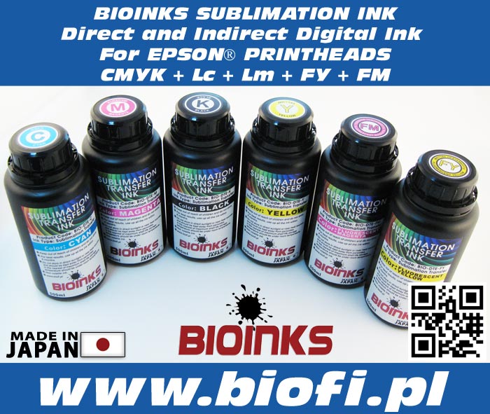 BIOINKS: SUBLIMATION Digital Ink