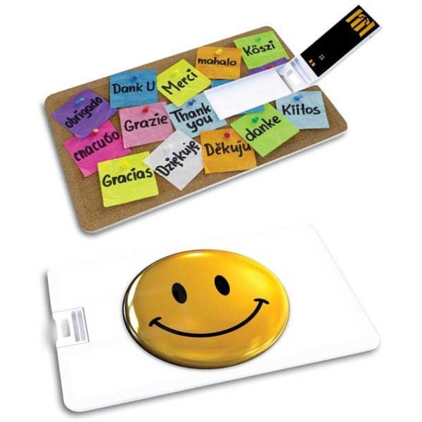 KIBA-033: Dziękuję - GROZER Karta 16GB USB 2.0 + 5 x ETUI RFID