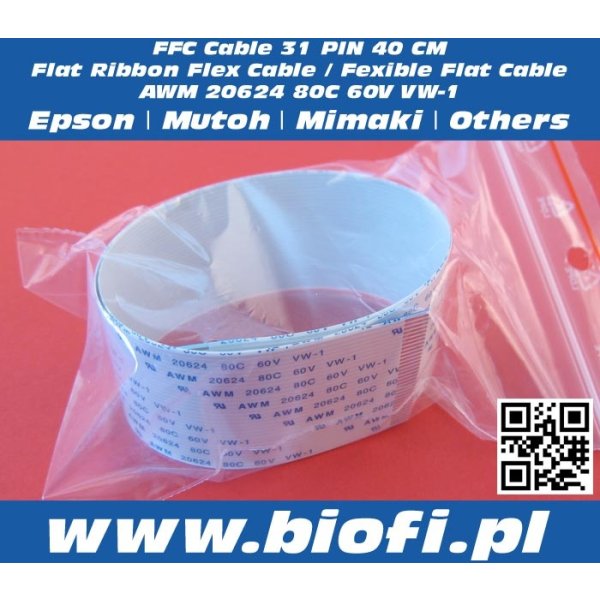 FFC Cable 31 PIN 40 CM - Taśma Sygnałowa FFC EPSON DX5