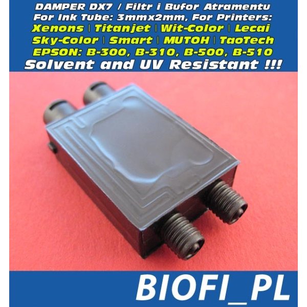 Damper DX7 EPSON 3mm x 2mm B-300, B-500, B-510 UV