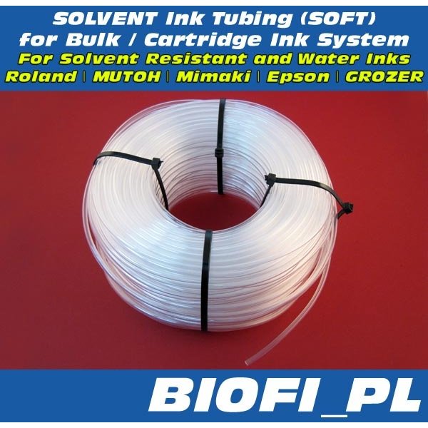 6mm x 4mm - Przewody Solventowe do Tuszy
