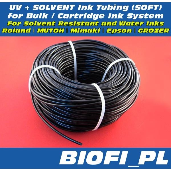 3mm x 2mm - Przewody Solventowe i UV do Tuszy