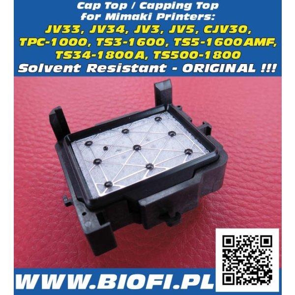 Cap Top Mimaki Original - Capping DX5 / DX6 / DX7 PrintHead - Solvent Resistant