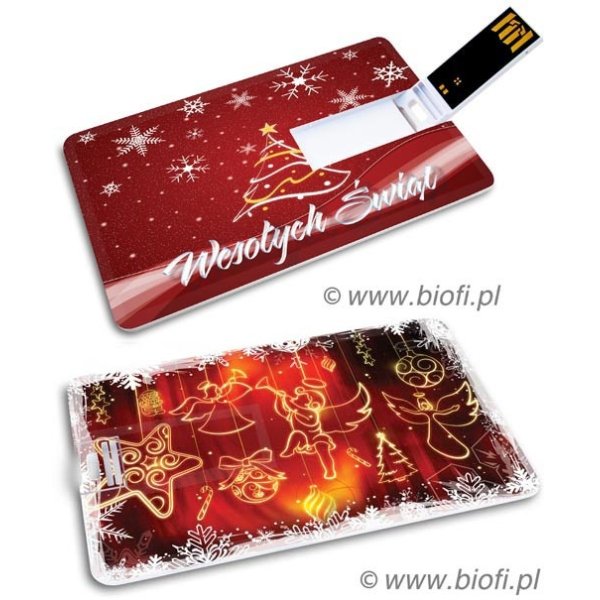 KIBA-038: Wesolych Swiat - GROZER Karta 32GB USB 2.0 + 5 x ETUI RFID