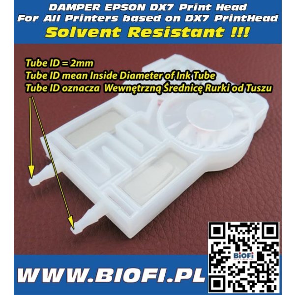Damper EPSON DX7 Złącze ID=2mm Standard