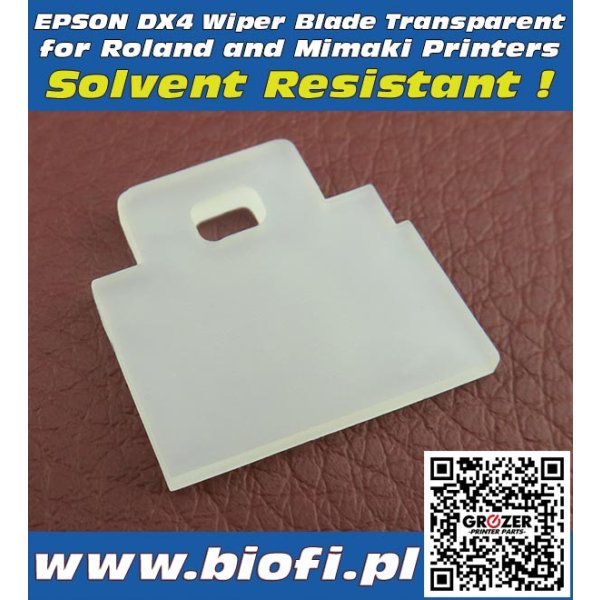 Wiper Blade Transparent - Wycieraczka - EPSON DX4 Roland - Mimaki