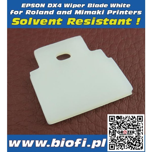 Wiper Blade White - Wycieraczka - EPSON DX4 Roland - Mimaki