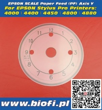EPSON Stylus Pro 4880 Tarcza Enkodera Przesuwu Osi Y