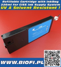 Ink Bag Cartridge CISS System 220ml UV