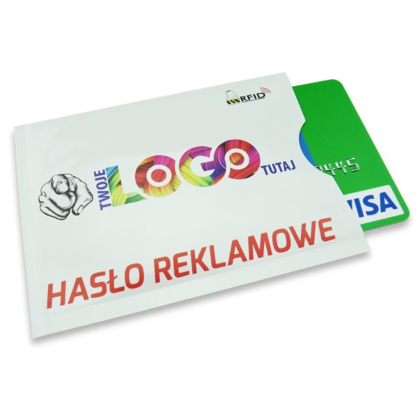 Etui RFID na Kartę - Białe