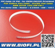 FFC Cable 24 PIN 50 CM RICOH GH2220 - Taśma Sygnałowa FFC