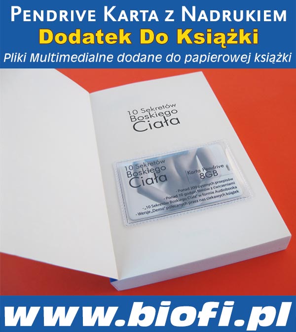 Karta USB Pendrive GROZER - Dodatek do Książki, pendrive gadżet, Dodatek do Książek (zamaiast płyt CD-ROM, DVD czy Blue-Ray)