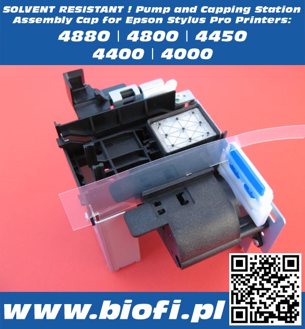 Solvent Resistant - Capping Station Epson Stylus Pro: 4800 4880 4450 4400 4400 4000