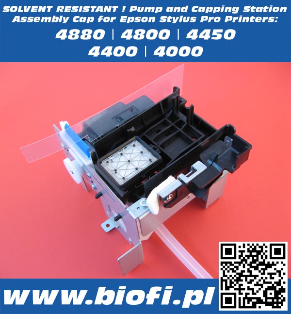 Solvent Resistant - Capping Station Epson Stylus Pro: 4800 4880 4450 4400 4400 4000