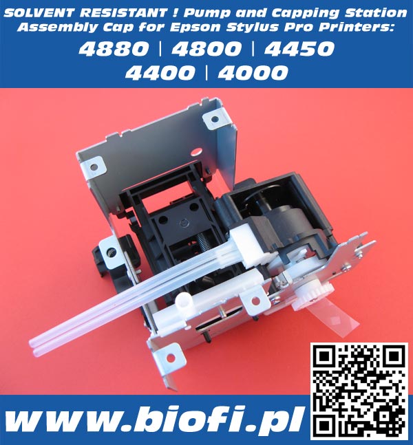 Solvent Resistant - Capping Station Epson Stylus Pro: 4800 4880 4450 4400 4400 4000