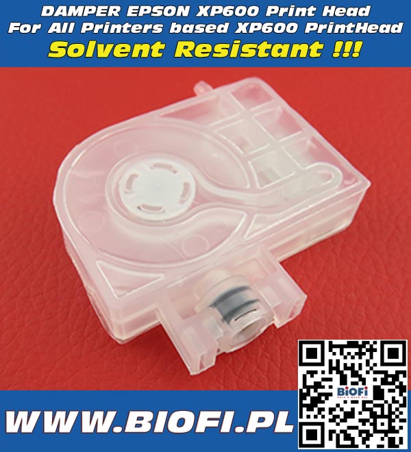 EPSON XP600 PrintHead Damper Odporny na Solvent / Solvent Resistant