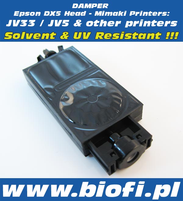 Damper Mimaki JV33 / JV5 , Roland, Mutoh and other Printers | UV + Solvent Resistant
