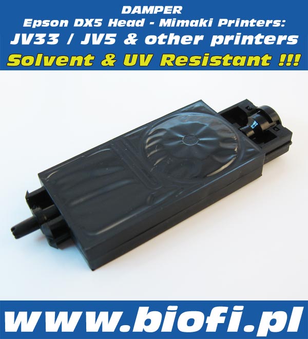 Damper Mimaki JV33 / JV5 , Roland, Mutoh and other Printers | UV + Solvent Resistant