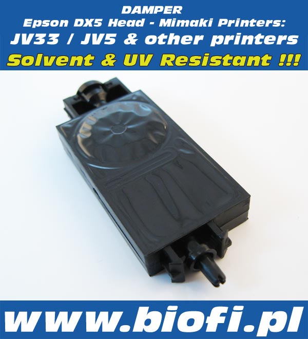 Damper Mimaki JV33 / JV5 , Roland, Mutoh and other Printers | UV + Solvent Resistant