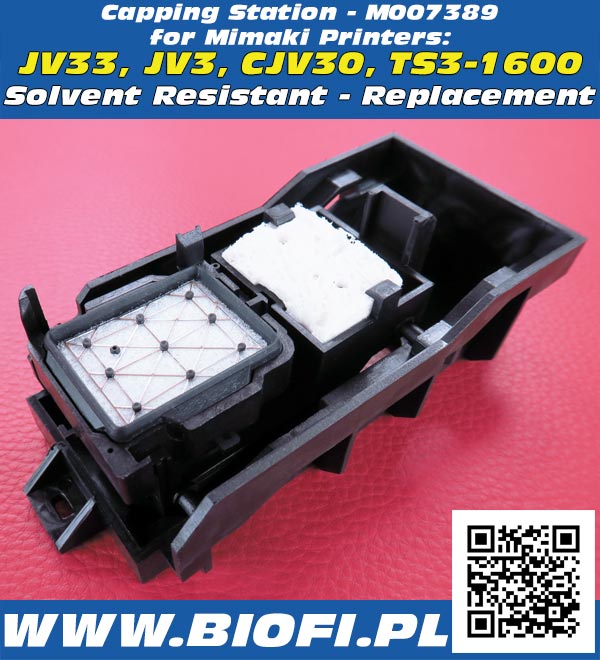 Capping Station for Mimaki Printers: JV33, JV3, CJV30, TS3. Replacement