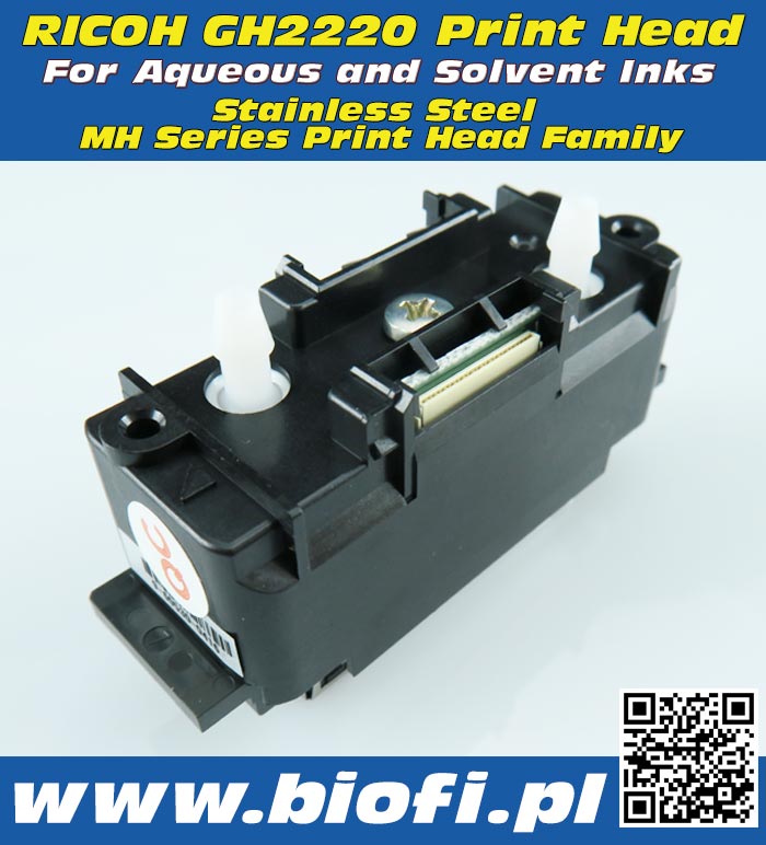 Głowica Drukująca RICOH GH2220 PrintHead for Printers: Titan-Jet, Xenons, Leicai, Sky-Color, Ultra Smart, Fortune-Lit, Wit-Color, GALAXY and others