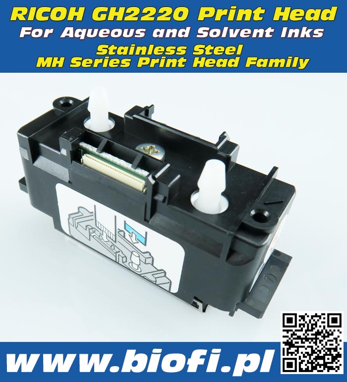 Głowica Drukująca RICOH GH2220 PrintHead for Printers: Titan-Jet, Xenons, Leicai, Sky-Color, Ultra Smart, Fortune-Lit, Wit-Color, GALAXY and others