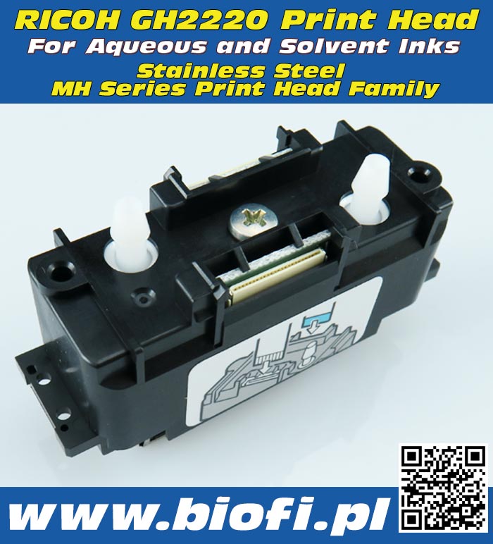 Głowica Drukująca RICOH GH2220 PrintHead for Printers: Titan-Jet, Xenons, Leicai, Sky-Color, Ultra Smart, Fortune-Lit, Wit-Color, GALAXY and others