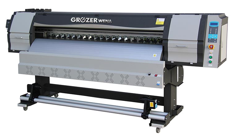 Rolowa Maszyna Drukująca GROZER UV LED 1,8M Model: WENA UVR-180 G5i